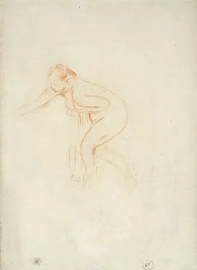 Bather, 1885 Pierre-Auguste Renoir